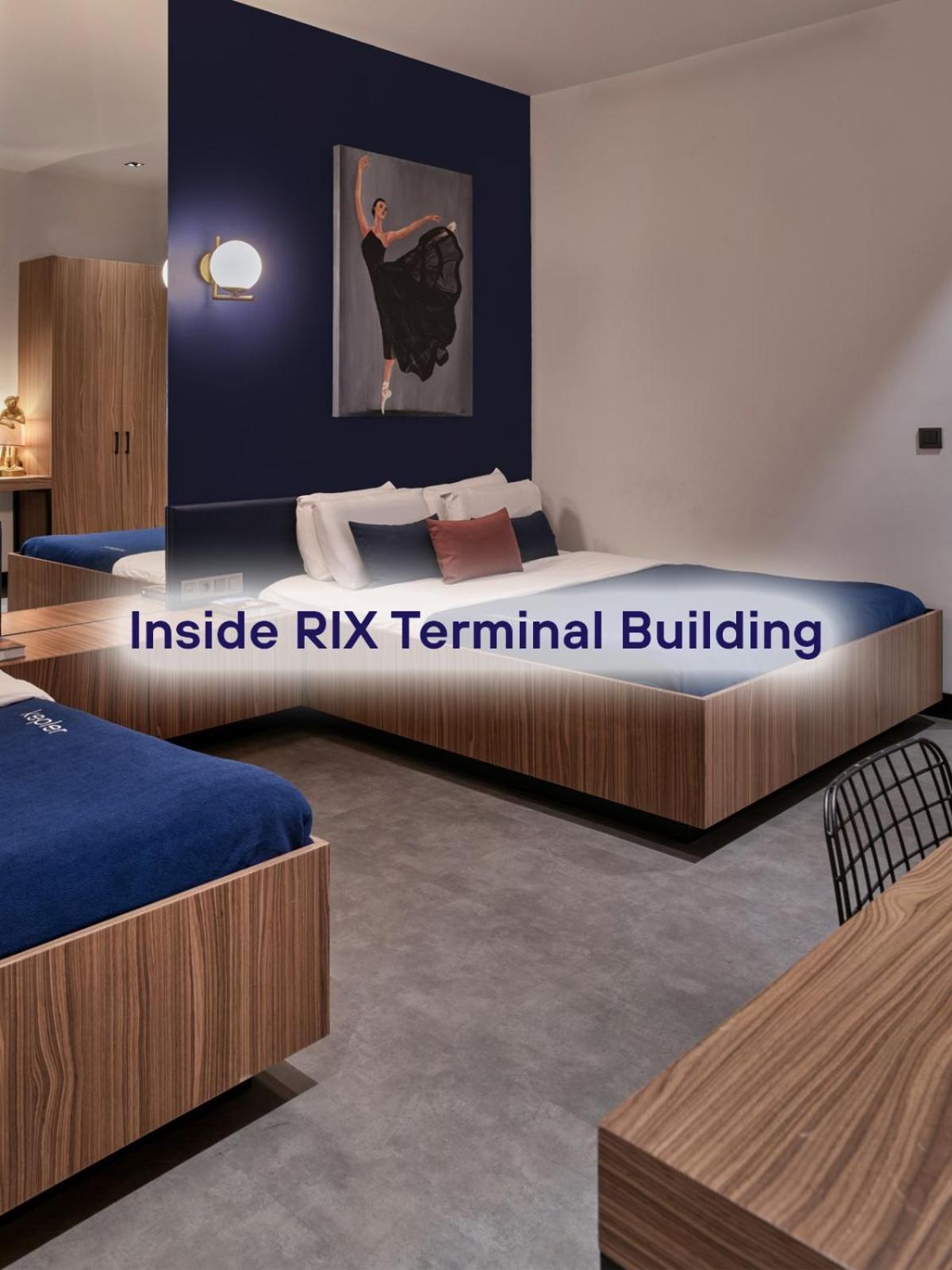 Kepler Club Riga Airport Hotel - Landside Public Area Ieki 外观 照片