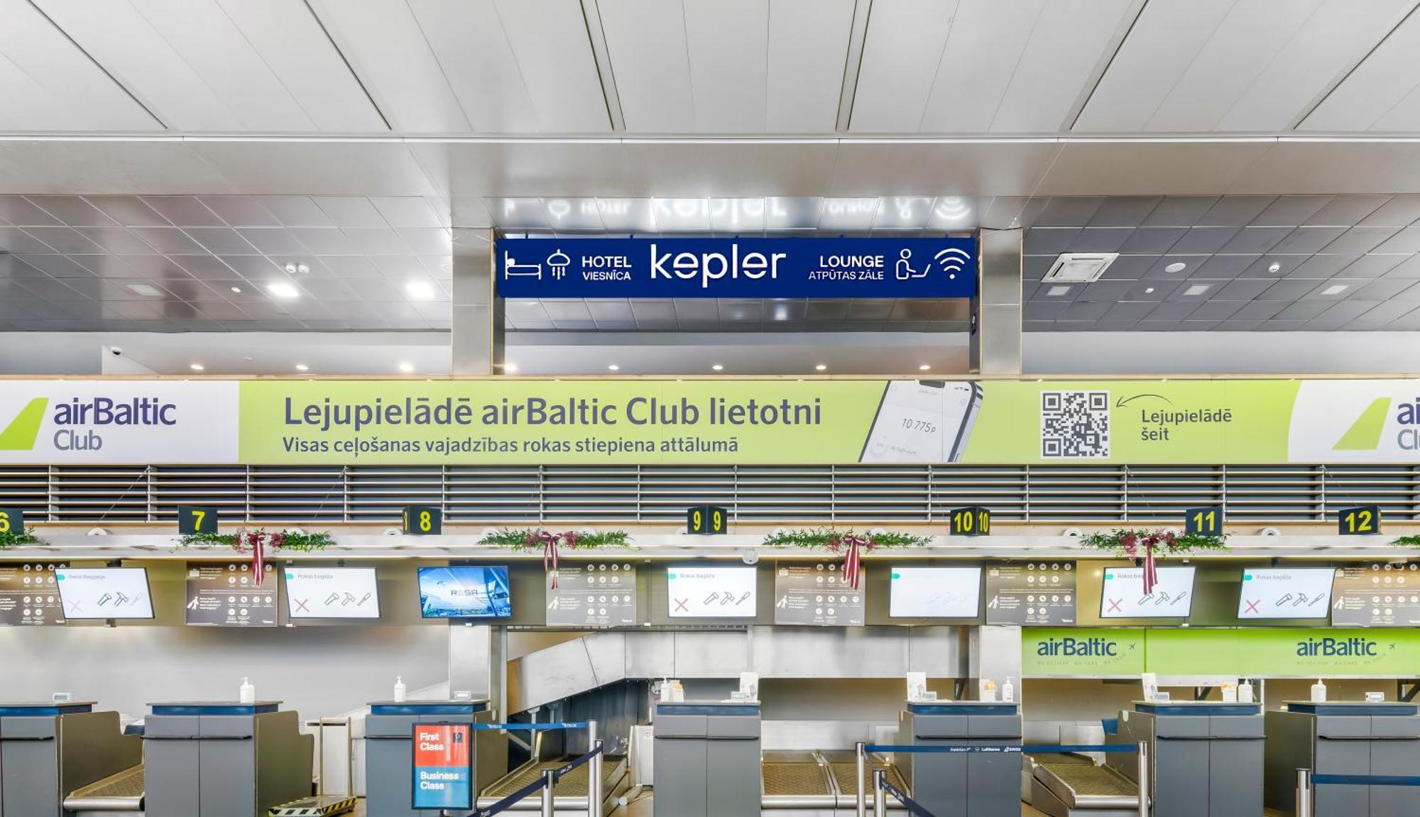 Kepler Club Riga Airport Hotel - Landside Public Area Ieki 外观 照片